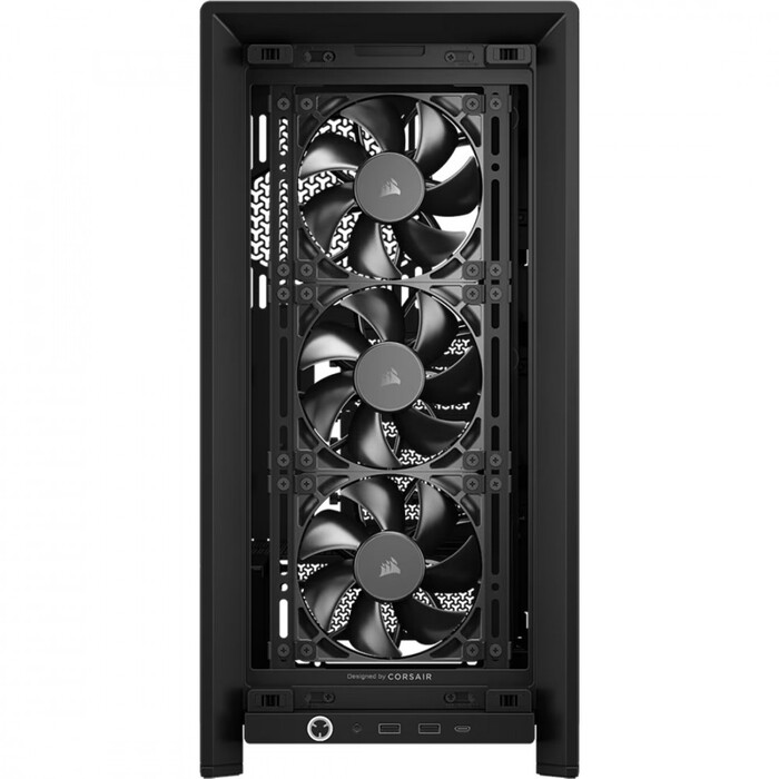 Корпус Corsair 4000D FRAME RS Midi Tower, чорний