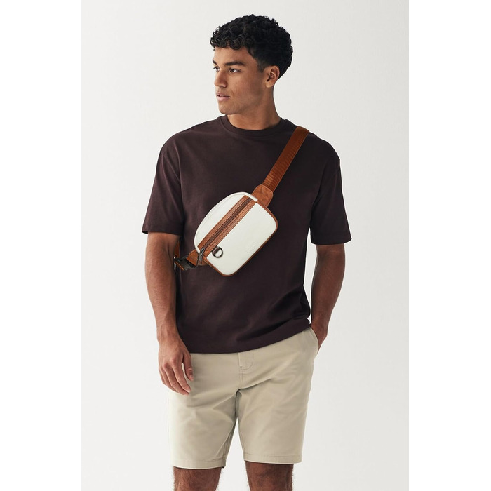 Жіноча та чоловіча поясна сумка, 2 л, веганська шкіра, коричнева, 8 дюймів. Ідеальна для подорожей, піших прогулянок та бігу.