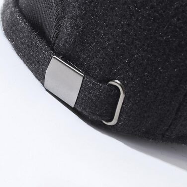 Кепка YAMEE для чоловіків на зиму з відкидними навушниками, тепла бейсболка, універсальний розмір (2361*Сірий)