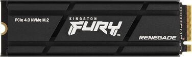 SSD Kingston FURY Renegade 500GB PCIe 4.0 M.2 NVMe з радіатором для геймерів та ентузіастів