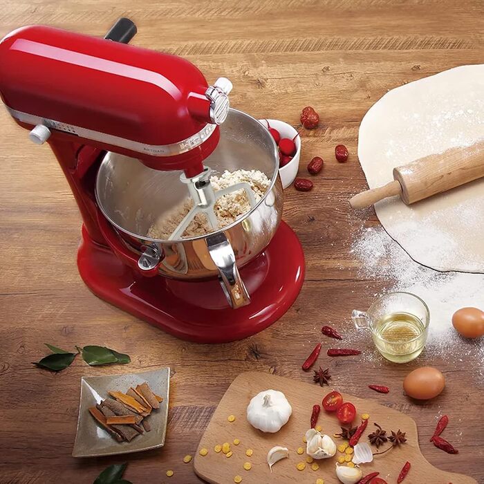 Насадка-плоский міксер з нержавіючої сталі для KitchenAid 5-6 кварт, для міксерів з підйомним або нахильним механізмом, для випічки, тіста, посудомийна машина
