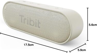 Tribit XSound Go Bluetooth колонка 16W, чорна: Водонепроникна (IPX7), 24 год роботи, TWS, для подорожей, пляжу, кемпінгу