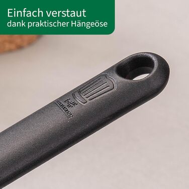 Лопатка кулінарна Fackelmann Chefkoch Premium для панірування, 26.5 см, алюміній, чорна