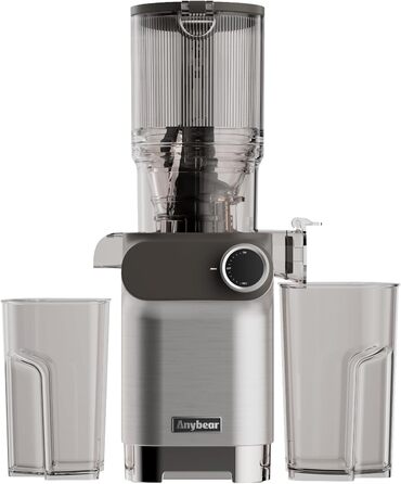 Anybear Швидковичавник, 200W, холодний віджим, Tritan, BPA-free, рецепти соків (сірий)
