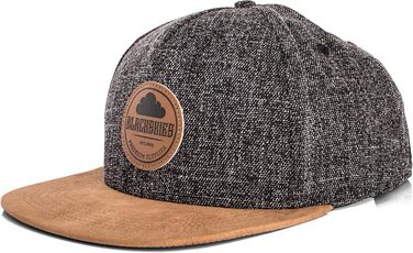 Кепка Blackskies® Pathfinder Snapback - унісекс, чорно-смугаста, регульована, преміум якість