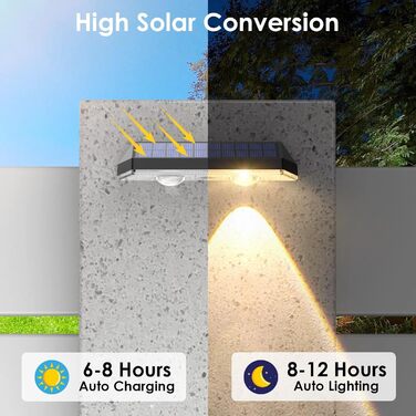 Outdoor Solar Lights for Garden - Waterproof LED Lamps for Decoration