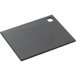 Rosenstein & Söhne Cutting Board: Wood fiber cutting board, dishwasher-safe, black, 20 x 15 x 0.6 cm (Food preparation cutting board, kitchen vegetable boards)…