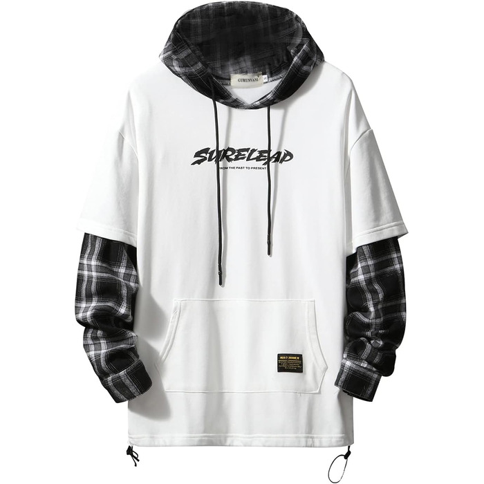 GURUNVANI Худі унісекс з капюшоном Back801 (M, 20wy801wei)