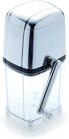 BarCraft Ice Crusher for Cocktails, with Ice Scoop, Plastic and Stainless Steel, 15.5 x 13.5 x 28cm, Transparent/Silver