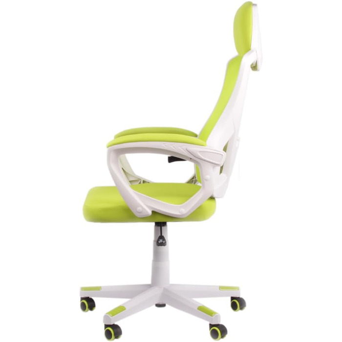 Офісне крісло, крісло для начальника, крісло для роботи з регулюванням, сітчасте дихаюче, колір лайм