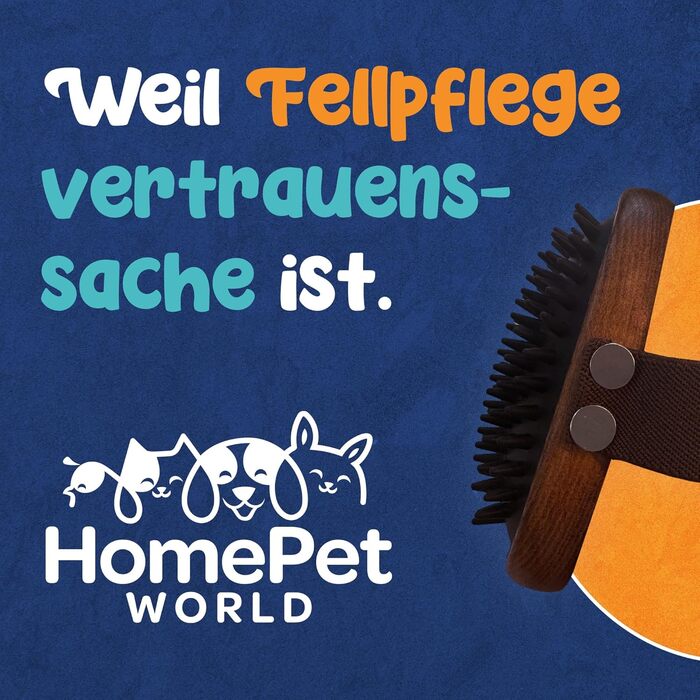 Двостороння щітка для собак та котів HomePetWorld - для догляду за довгою та середньою шерстю, видалення ковтунів та підшерстя