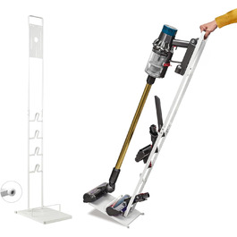 Dyson Vacuum Stand - Organizer for Dyson V15, V12, V11, V10, V8, V7, V6, DC58, DC59, DC62, DC74 - Wall & Floor Mountable