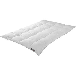 Зимова ковдра Badenia Trendline Comfort 135x200 см, 90% пух, 10% перо, тепла, клас I, Down Pass, Öko-Tex, німецька якість