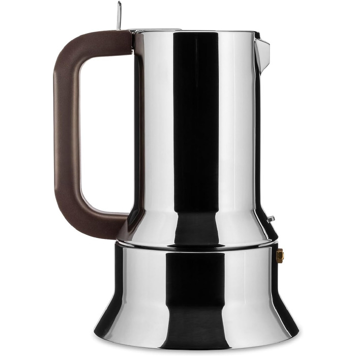 Еспресо-машина Alessi 9090/M з нержавіючої сталі, 10 чашок, срібна
