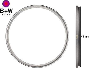 Фільтр B&W 010 UV-Haze T-Pro 49mm з покриттям MRC Nano (16 шарів) - преміум якість