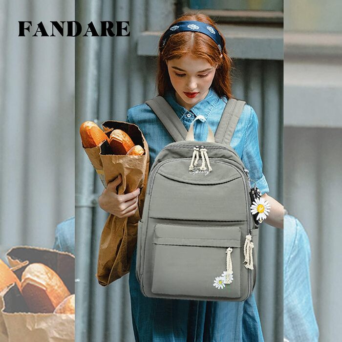 Рюкзак FANDARE для школи, подорожей та повсякденного використання (зелений)