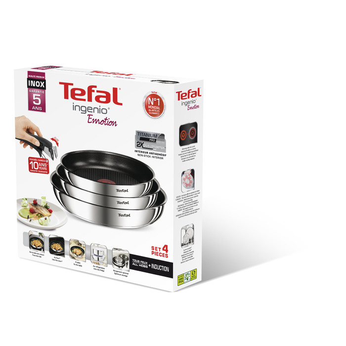 Набір сковорідок Tefal Ingenio Emotion, 4 предмети