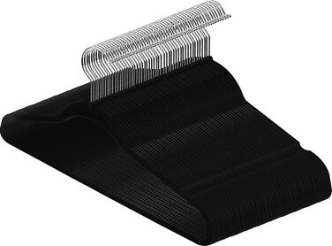 Utopia Home Premium Velvet Clothes Hangers - 50 Pack - Non-Slip & Durable Clothes Hangers - Black Clothes Hangers with 360 Degree Swivel Hook - Heavy-Duty Clothes Hangers