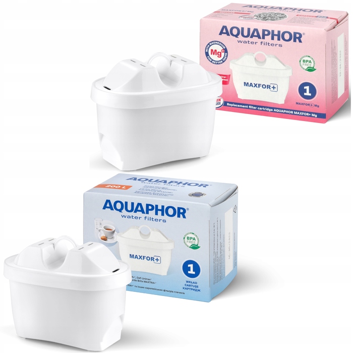 Скляний фільтр-кувшин Aquaphor Glass білий + 10 фільтрів Maxfor (4Mg+6)