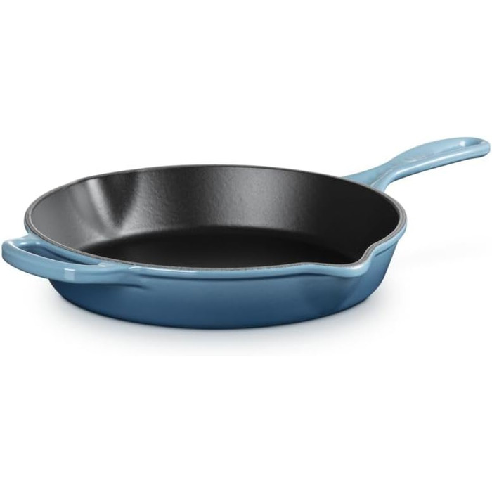 Le Creuset Signature висока сковорода-сотейник з чавуну, для всіх типів плит та духовок, 26 см, 2 л, колір Chambray