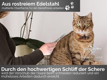 Ніжниця для собак та котів з зубчиками Solingen, 13,97 см - для витончення шерсті