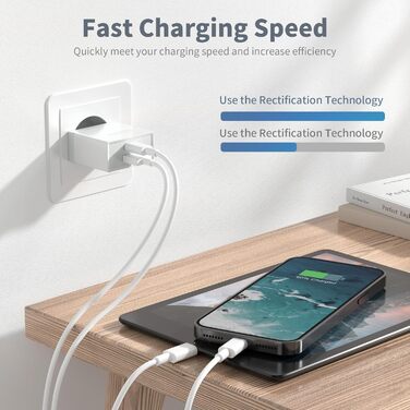 Зарядний адаптер USB-C 20W Mcukdae 01 - Заміна для iPhone, Galaxy та інших смартфонів