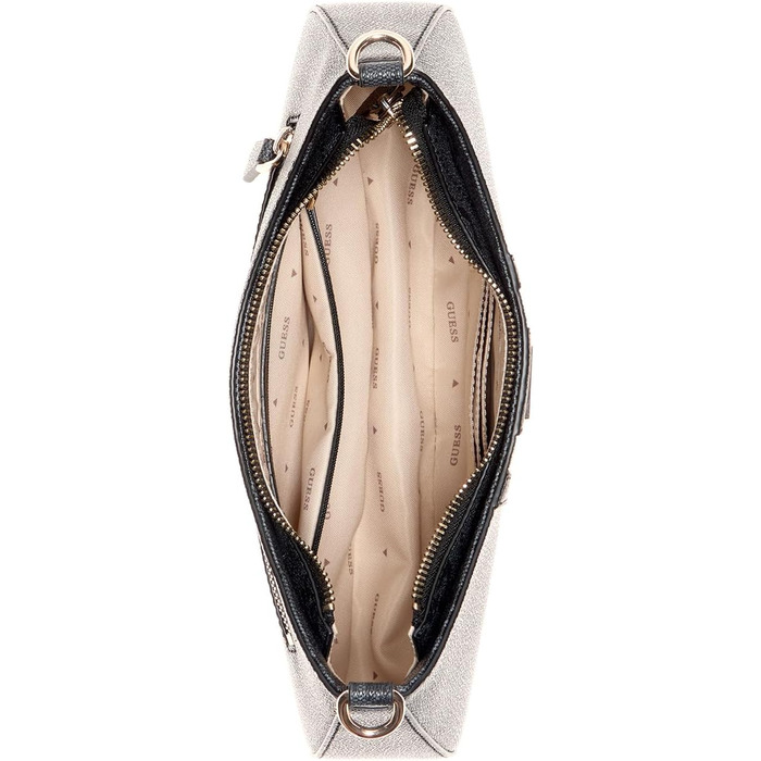 Сумка жіноча Guess Noelle II Top Zip Shoulder Bag Coal Logo - оригінал