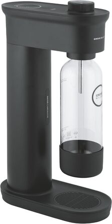GROHE Blue Fizz Набір для газованої води (3 рівні газування, без CO2 балона, 1x 0,85л пляшка + засіб для чищення), чорний, 31943K00