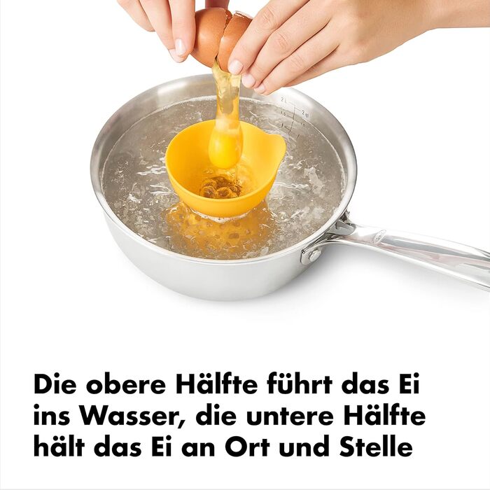 Ручний міксер OXO Good Grips з нержавіючої сталі, вінчик для збивання яєць (набір для приготування яєць пашот)