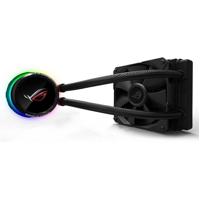 ASUS ROG Ryuo 120: Система водяного охолодження CPU з OLED-дисплеєм та RGB підсвічуванням Aura Sync