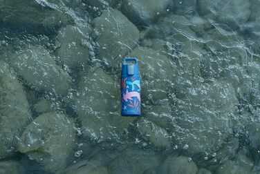 Дитяча ізольована пляшка для напоїв SIGG Shield Therm ONE 0,5 л, для газованої води, герметична, легка, без BPA, синя
