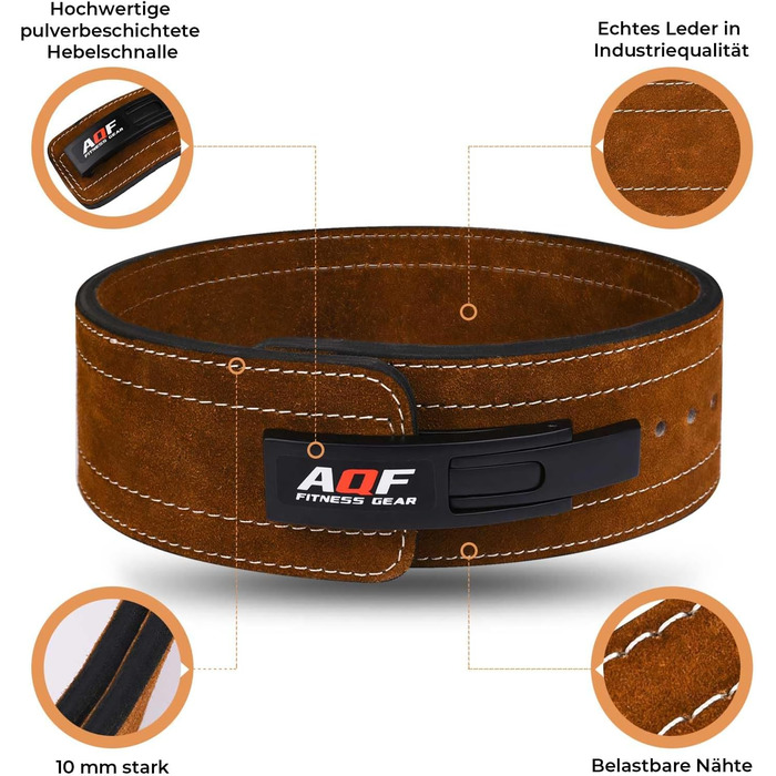 AQF Weightlifting Belt Lever Buckle, 4