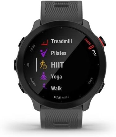 Garmin Forerunner 55 Monterra Grey - GPS-годинник для бігу та фітнесу, 010-02562-13