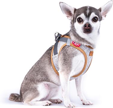 Шлейка для собак Alpine Curli Clasp Vest Harness Light Gray S