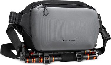 Рюкзак для камери K&F Concept, фотосумка, сірий (M), сумісний з Canon/Nikon/Sony/DJI Mavic