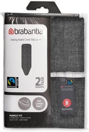 Наволочка на прасувальну дошку Brabantia Comfort (Розмір B), Fairtrade New Dawn, 100% бавовна, верхній шар
