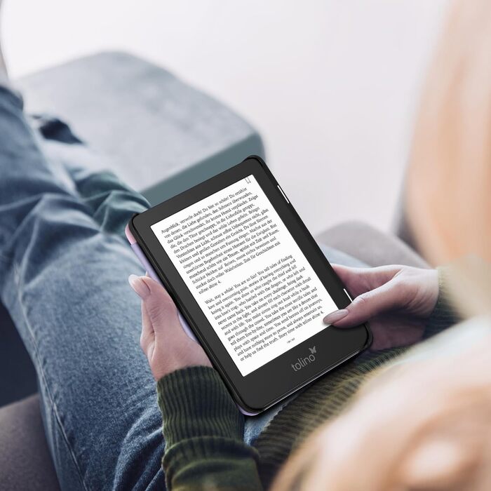 Чохол Fintie для Tolino Shine Color/Shine(2024)/Shine 4(2022) & Kobo Clara Colour/Clara BW(2024)/Clara 2E(2022) eReader - ультратонкий з авто-сон/пробудження та магнітним закриттям, блакитний мармур (Z -a Fantasy Ombre)