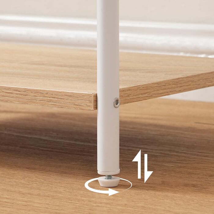 HOOBRO Настінна/Підлогова Сушарка для Рушників з 3 Перекладинами та 2 Полицями, Колір: Темно-Коричневий/Чорний, EBF05LB01