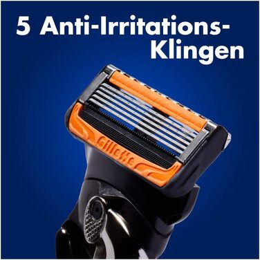 Електрична бритва Gillette Fusion5 ProGlide Power для чоловіків, металева, чорна, 1 шт.