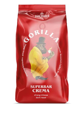 Кава в зернах Joerges GORILLA Super Bar Crema, темне обсмаження, 1 кг