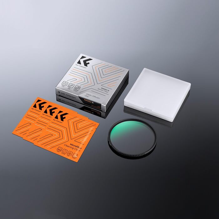 Фільтр для ефекту Nebel (туман) K&F CONCEPT, 52mm - дифузор для фотографії пейзажів та портретів (Nano-Klear)