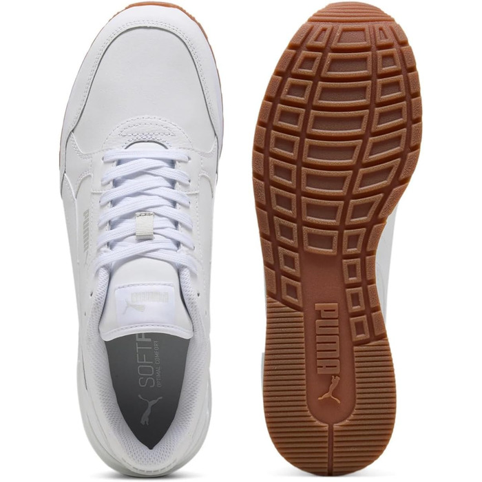 Кросівки PUMA St Runner V3 L білі, 42/47 EU (47 EU, V4 White Glacial Gray Gum)