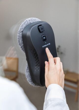 Робот для миття вікон Wipebot Pro з Wi-Fi: автоматичний, з подвійним зливом, 2 режимами розпилення, датчиком кутів, кабелем 5м та резервуаром 60мл