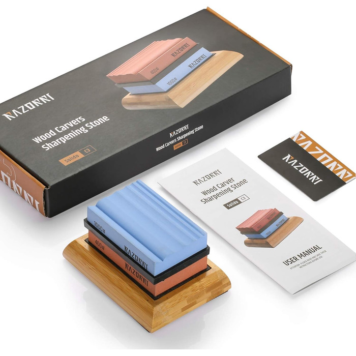 Набір алмазних точильних каменів Razorri C3 для заточування та полірування металевих лез (400/1000, 3000/8000 grit)