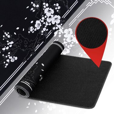 Mauspad EFISH B20 XXL - 800x300 мм, водонепроникний, для ПК, MacBook, Laptop