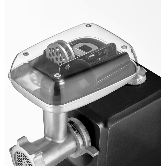 Electric Meat Grinder FW2000 with Spritzgebäck Attachment - 800W/2000W, 2kg/min, Aluminum Housing, Powerful Motor
