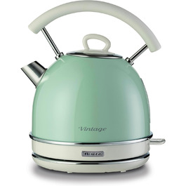 Ariete Vintage Electric Kettle 1.7L, 2000W - Green