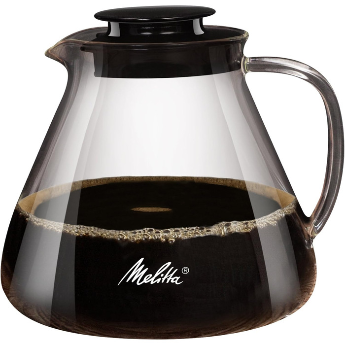 Melitta borosilicate glass carafe, robust and heat-resistant, 1 liter, 217632