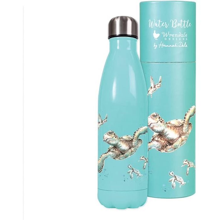 Wrendale Designs Plastic Drinking Bottle 'Hare and the Bee' (Turtles)