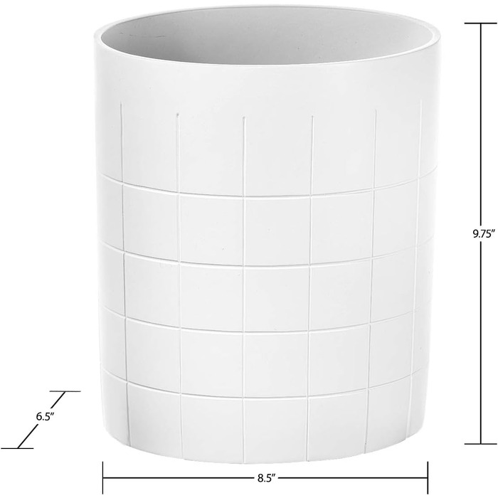 Набір аксесуарів для ванної кімнати, 6 предметів: мильниця, тримач для зубних щіток, стакан, мильниця, тканинна коробочка, сміттєвий бак. Сучасний дизайн